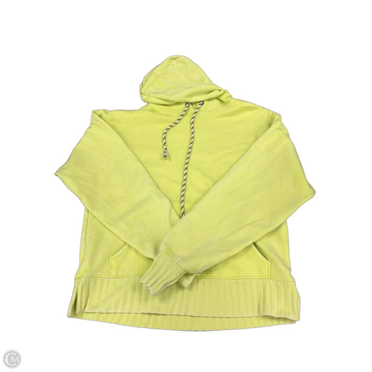 Sweatshirt Hoodie By Evereve In Yellow, Size: S