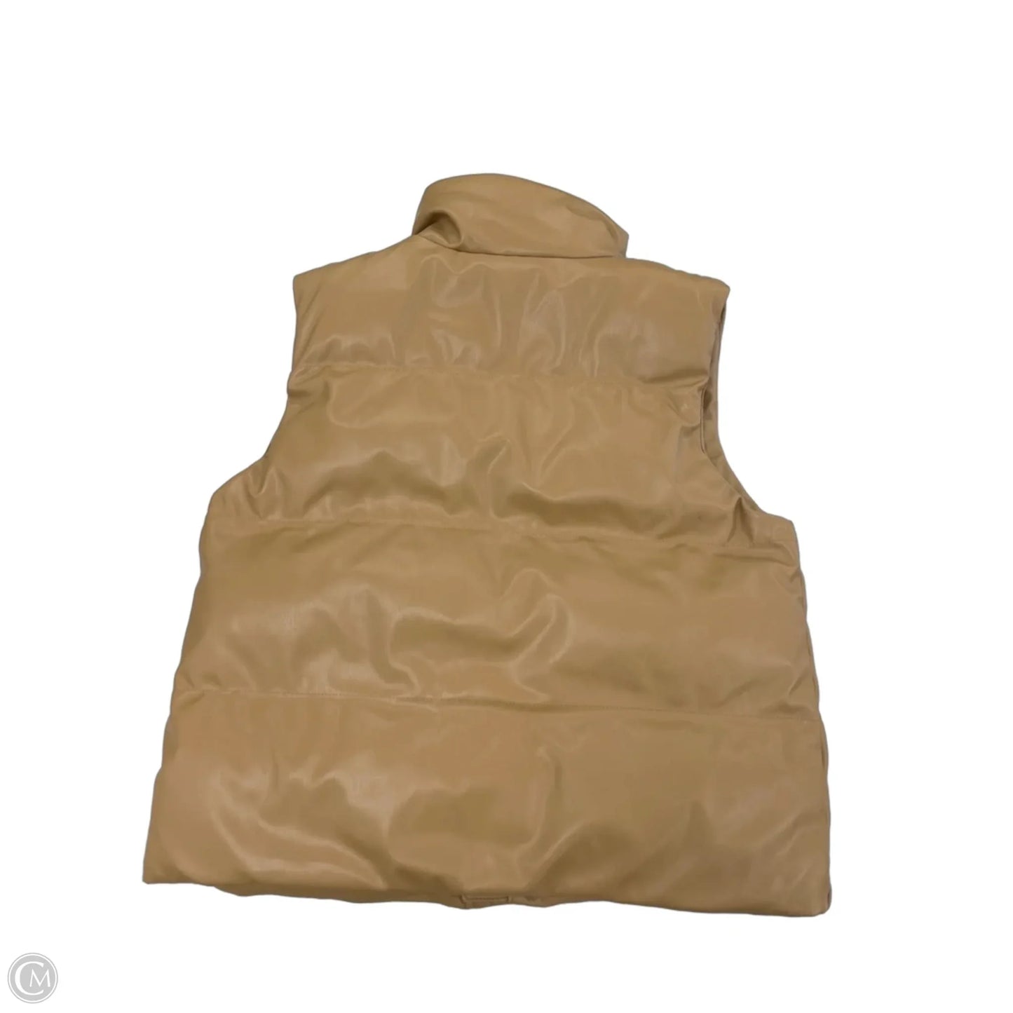 Vest Puffer & Quilted By A New Day In Tan, Size: Xs