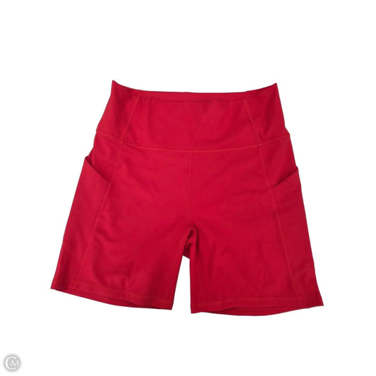 Athletic Shorts By Fabletics In Red, Size: L