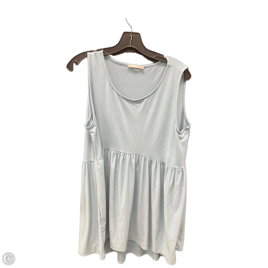 Tank Top By Zenana In Blue, Size: Xl