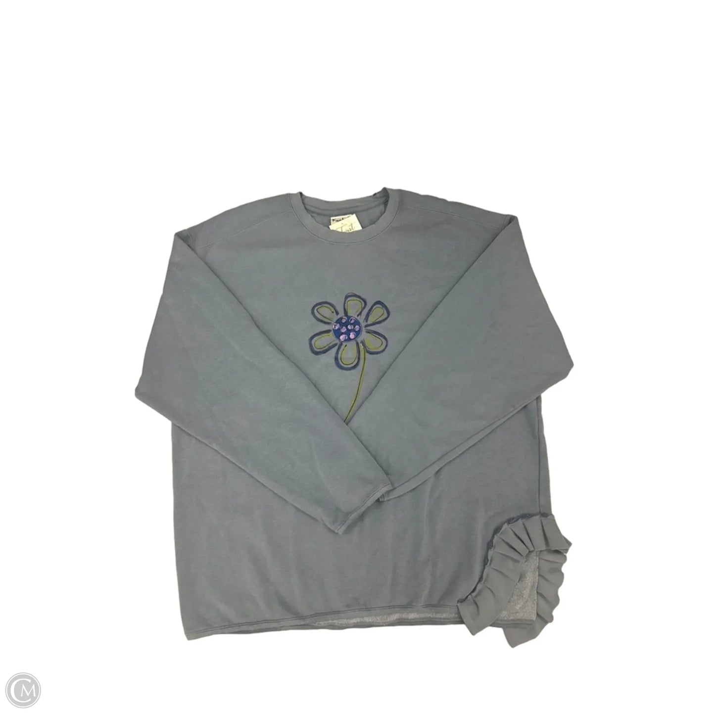 Sweatshirt Crewneck By Cmc In Blue, Size: Xl