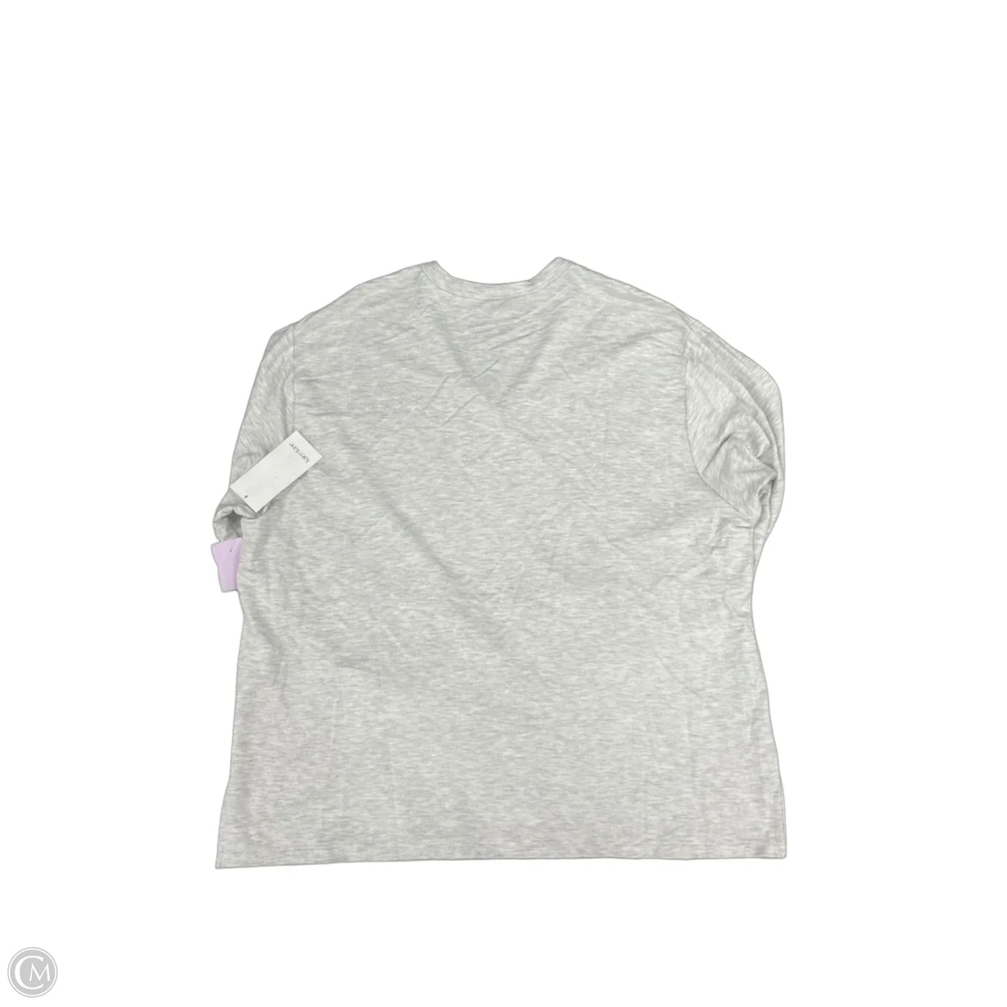 Sweatshirt Collar By Karen Kane In Grey, Size: Xl