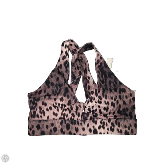 Athletic Bra By Fabletics In Animal Print, Size: L