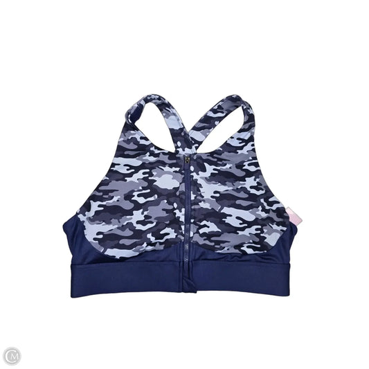 Athletic Bra By Fabletics In Camouflage Print, Size: L