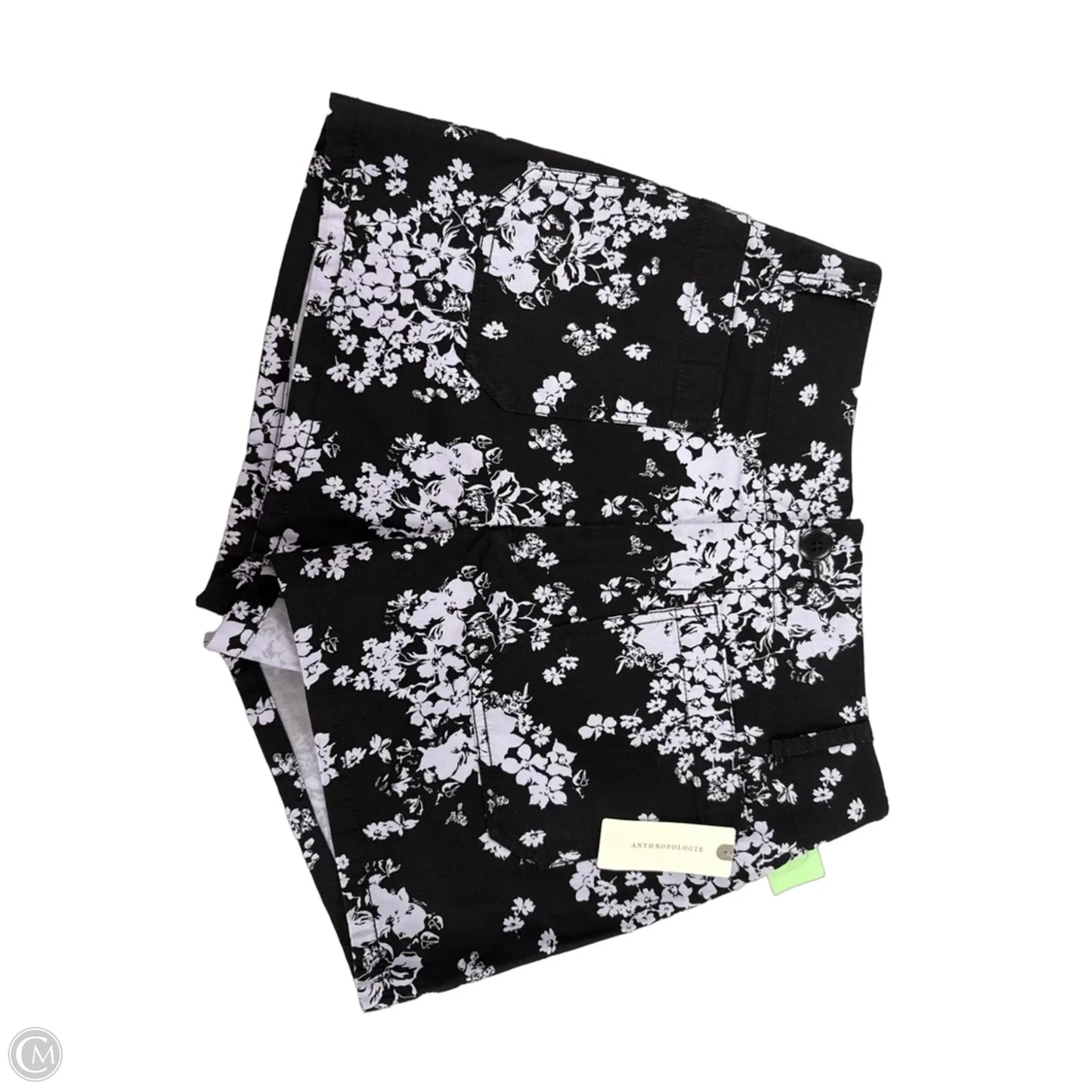 Shorts By Maeve In Black & Purple, Size: 4