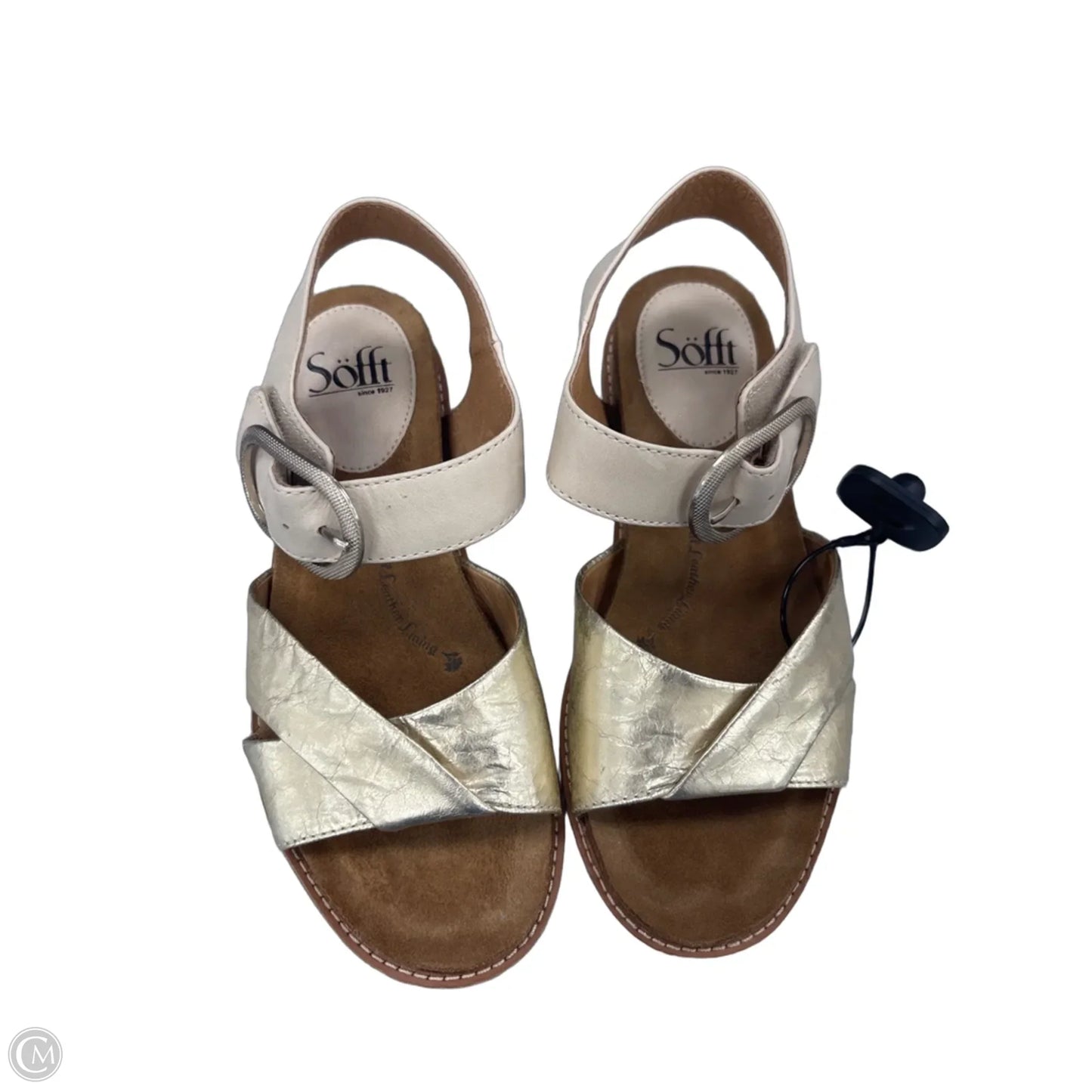 Sandals Flats By Sofft In Tan, Size: 6.5