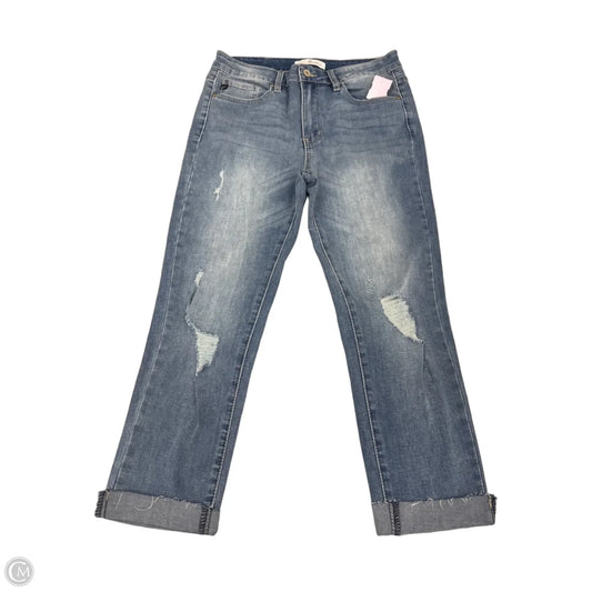 Jeans Straight By Kancan In Blue Denim, Size: 8