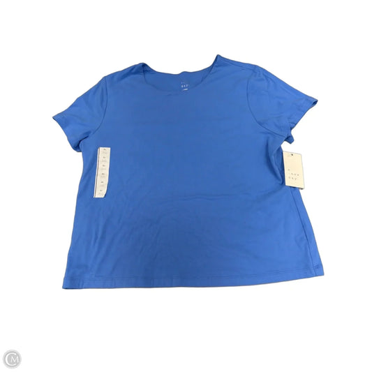 Top Short Sleeve By A New Day In Blue, Size: Xl