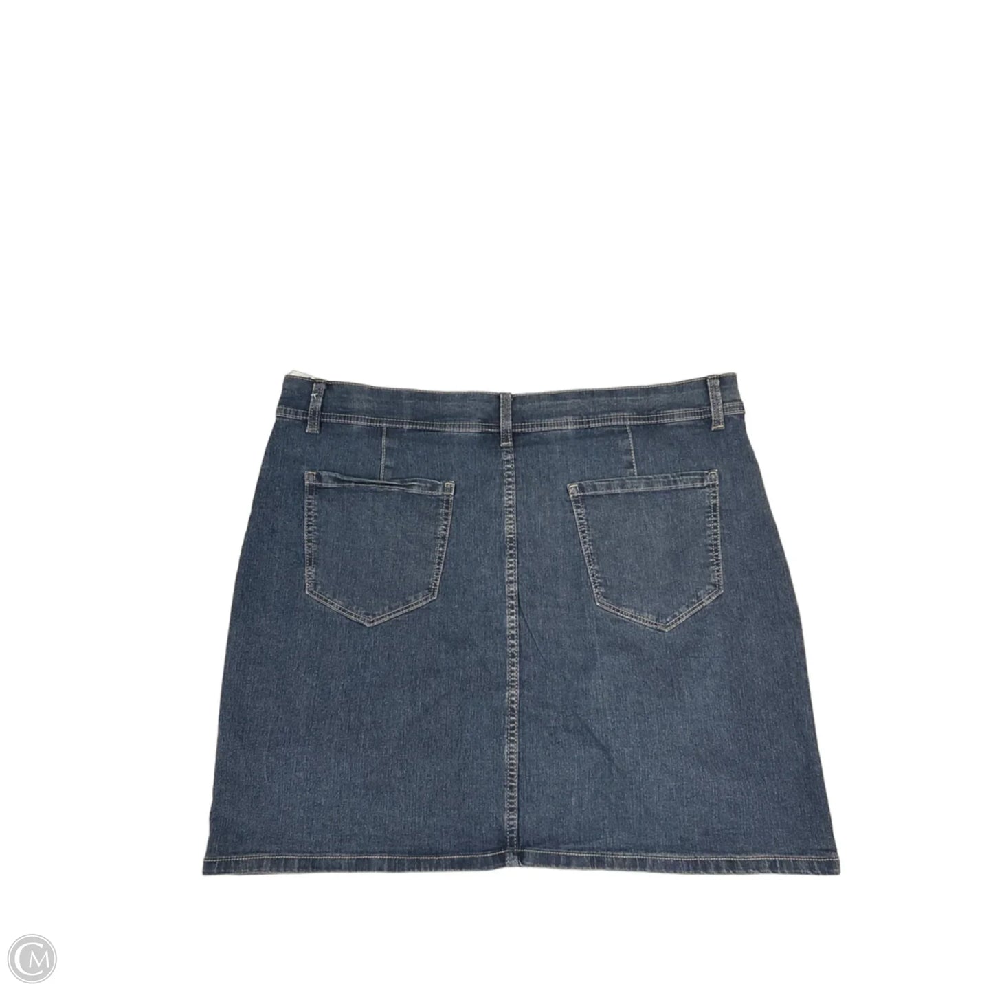 Skort By St Johns Bay In Blue Denim, Size: 16