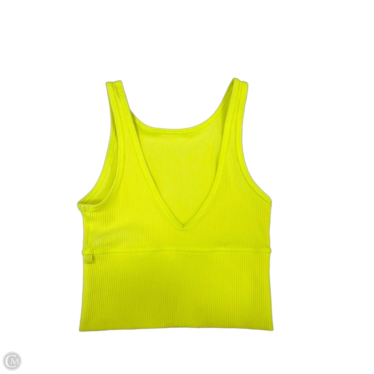 Athletic Bra By Lululemon In Yellow, Size: Xs