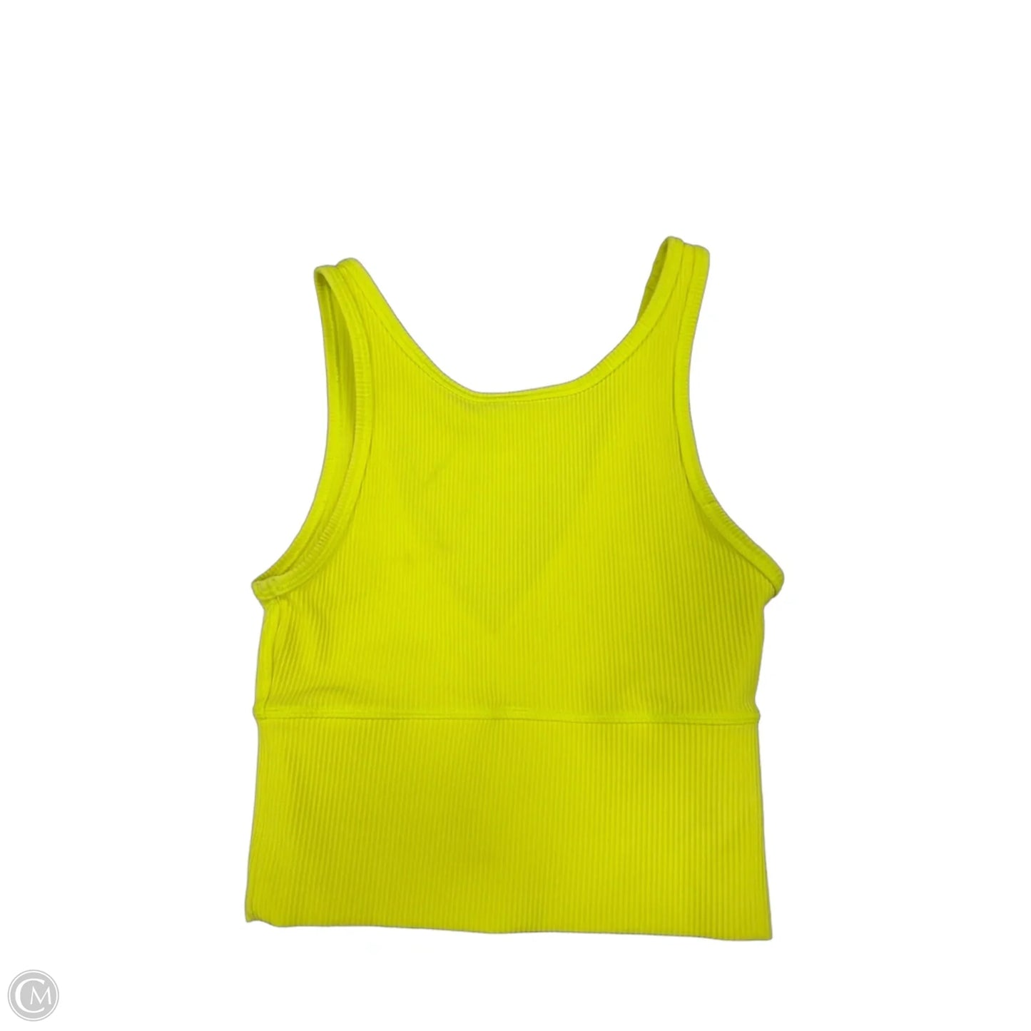 Athletic Bra By Lululemon In Yellow, Size: Xs
