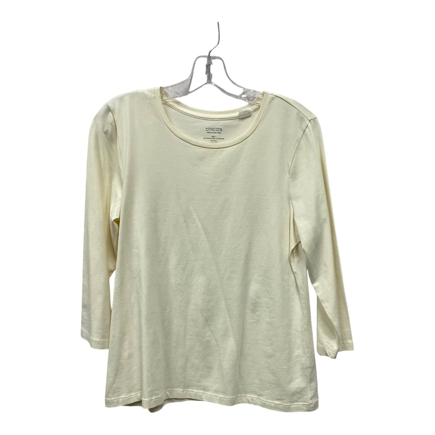 Top Ls By Chicos In Cream, Size:M