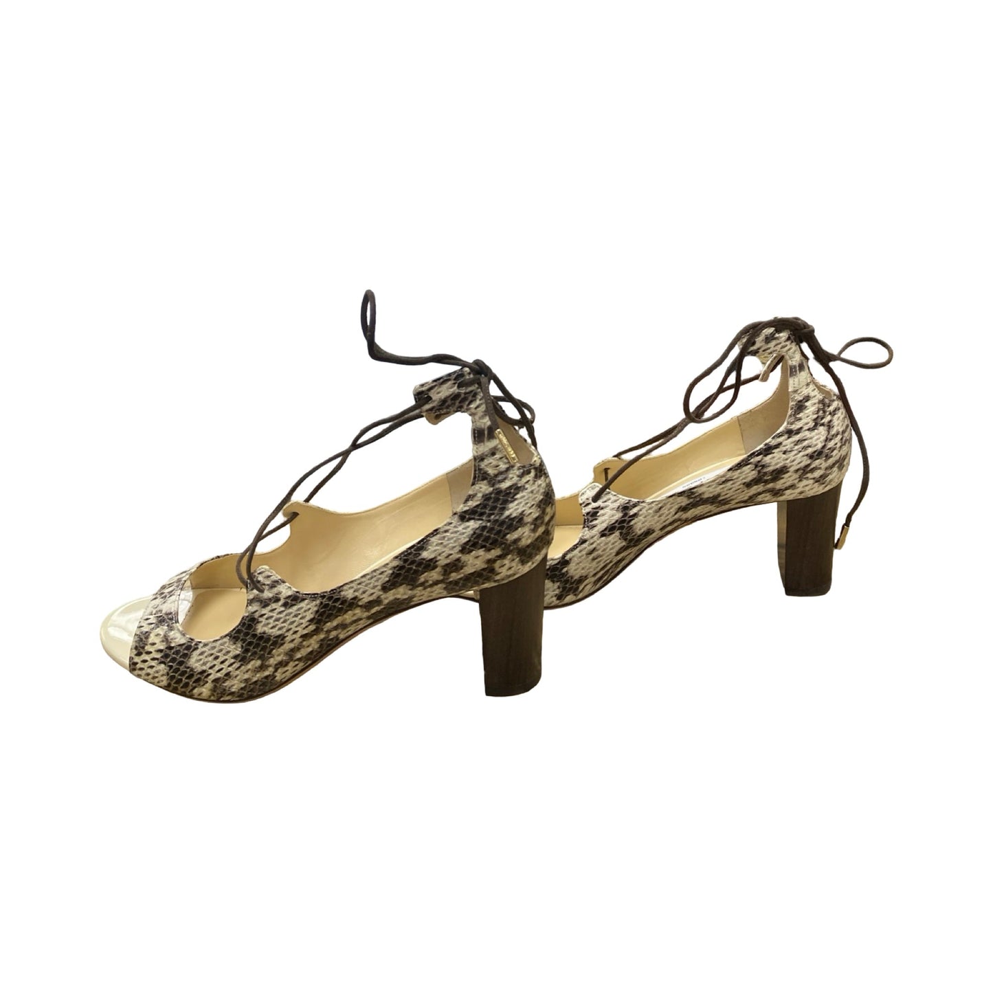 Shoes Luxury Designer By Jimmy Choo In Animal Print, Size:9