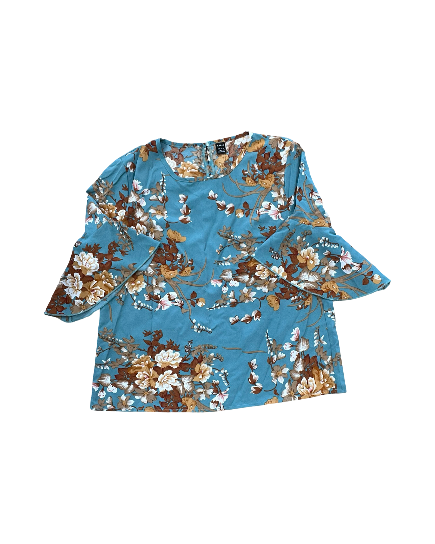 Top Ss By Shinestar In Blue & Orange, Size:L
