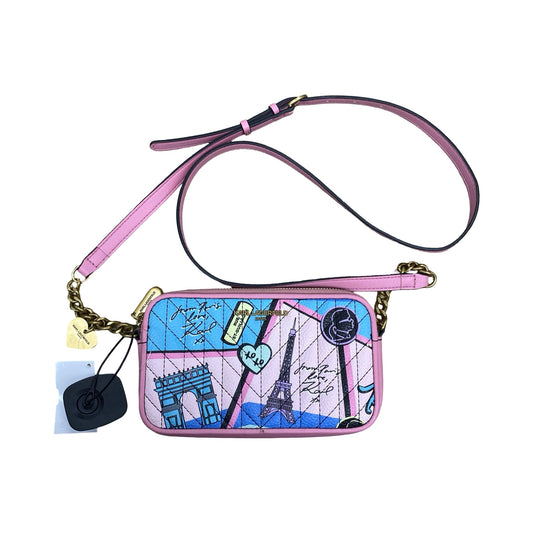 Handbag Designer By Karl Lagerfeld In Multi, Size:Small