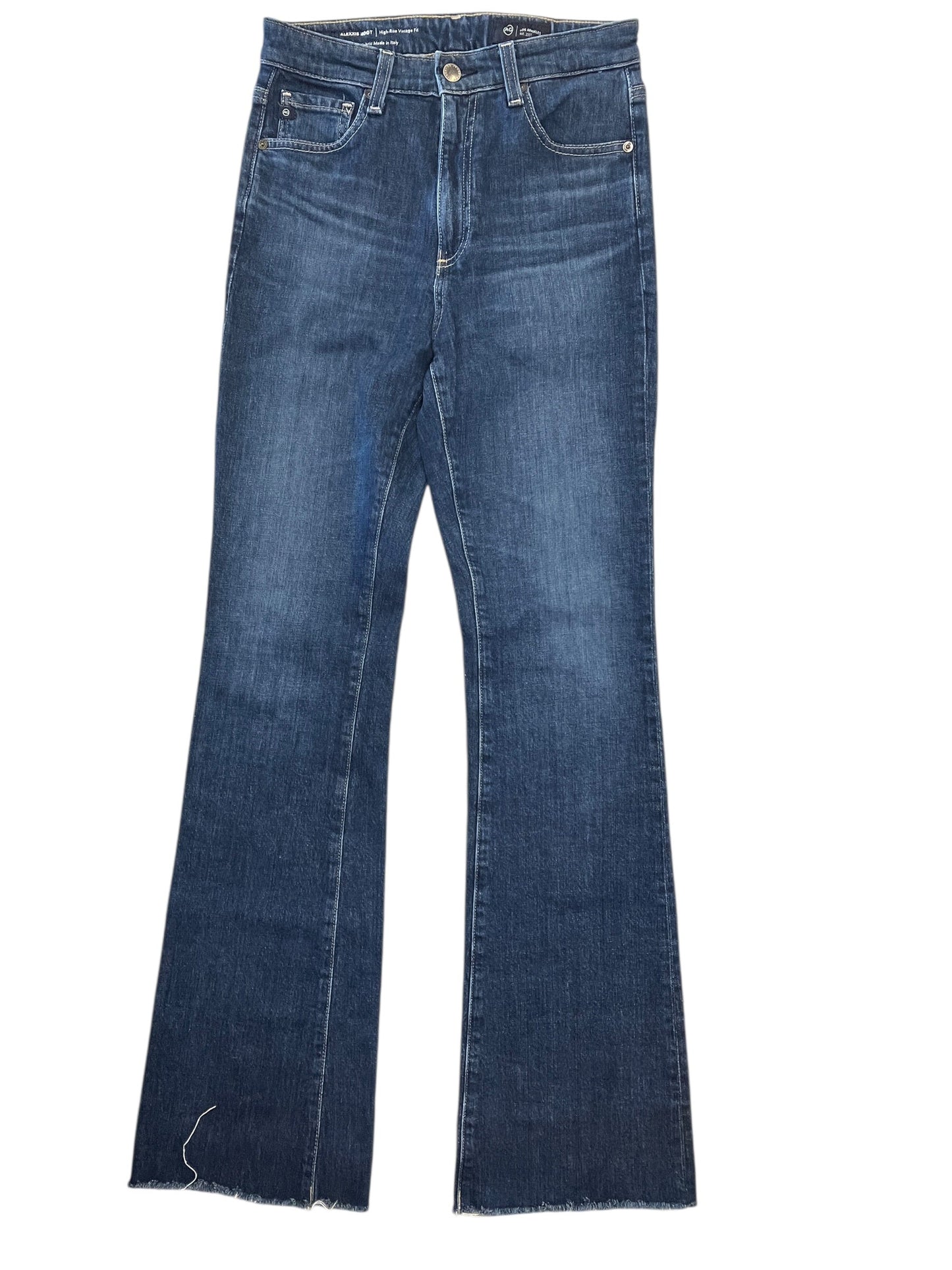 Jeans Boot Cut By Ag Jeans In Blue Denim, Size:2