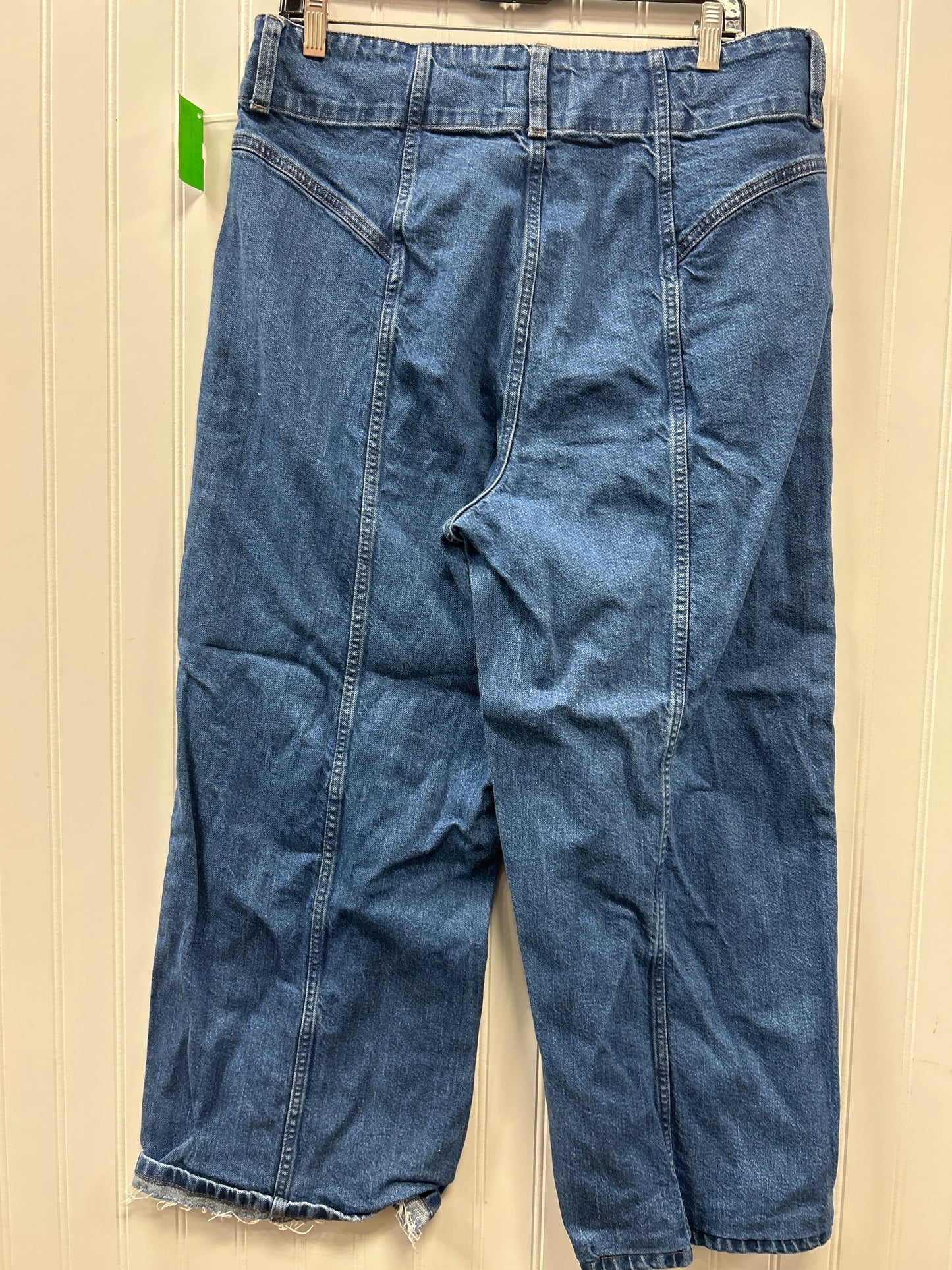 Jeans Wide Leg By Universal Thread In Blue Denim, Size:14
