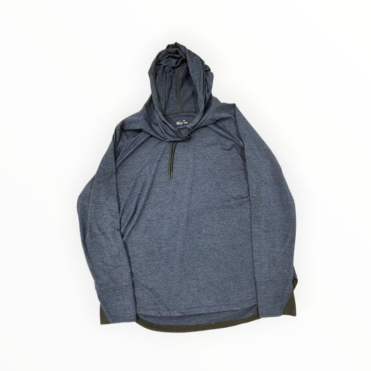 Sweatshirt Hoodie By Tangerine In Navy, Size:1X