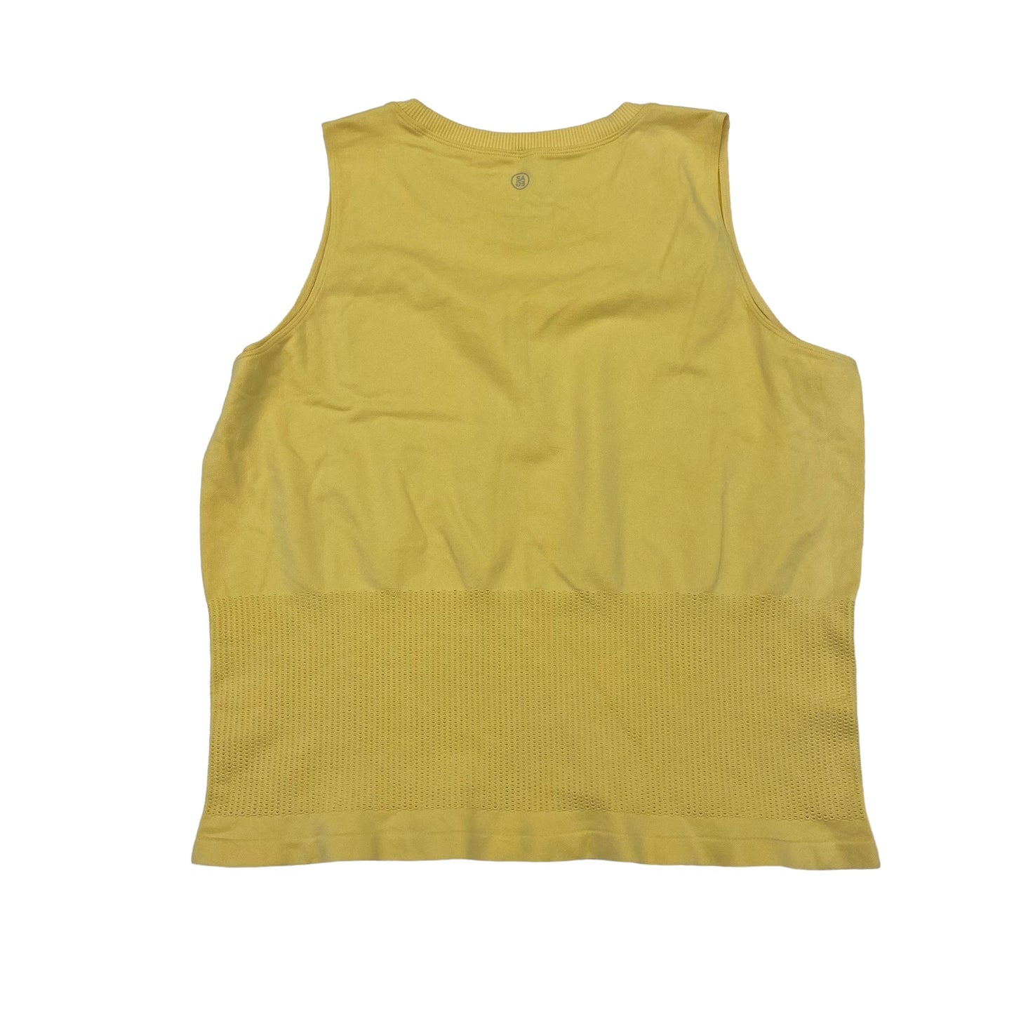 YELLOW ATHLETIC TANK TOP by SAGE Size:L