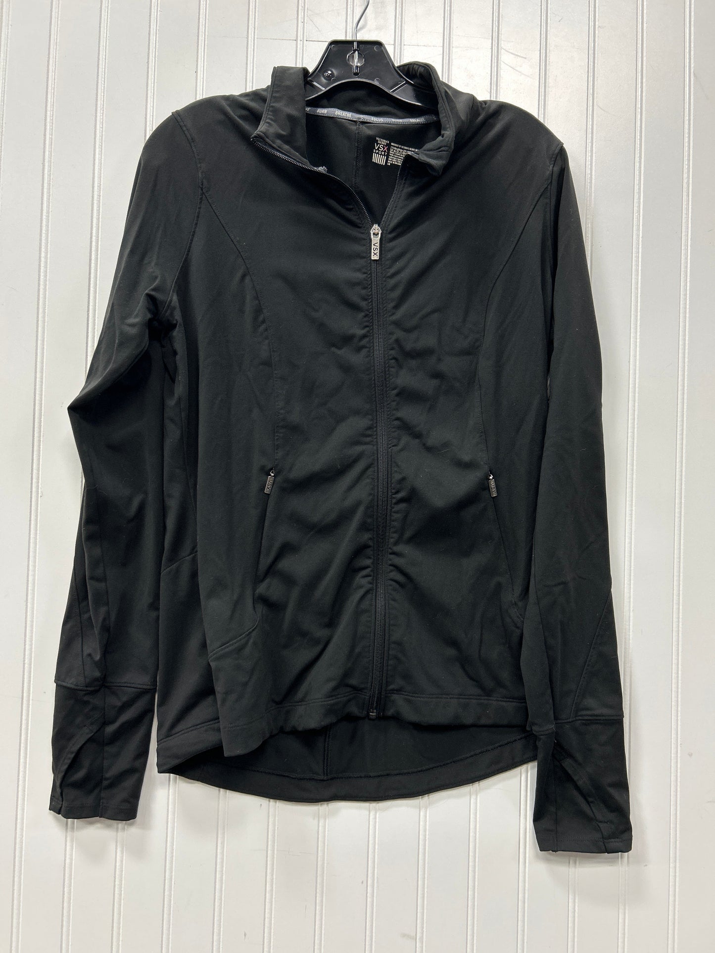 Athletic Jacket By Victorias Secret In Black, Size:L