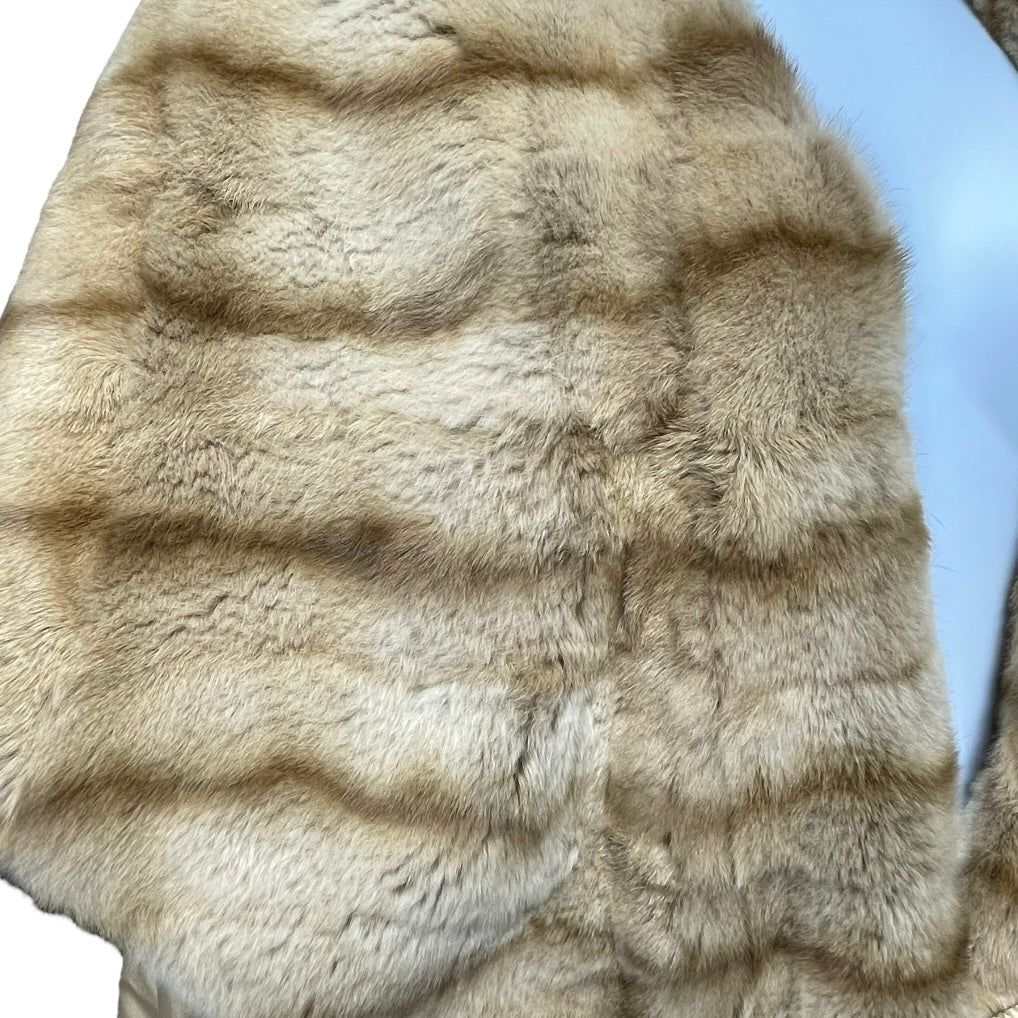 Reversible Coat Luxury Designer By Fendi In Tan, Size: M/L