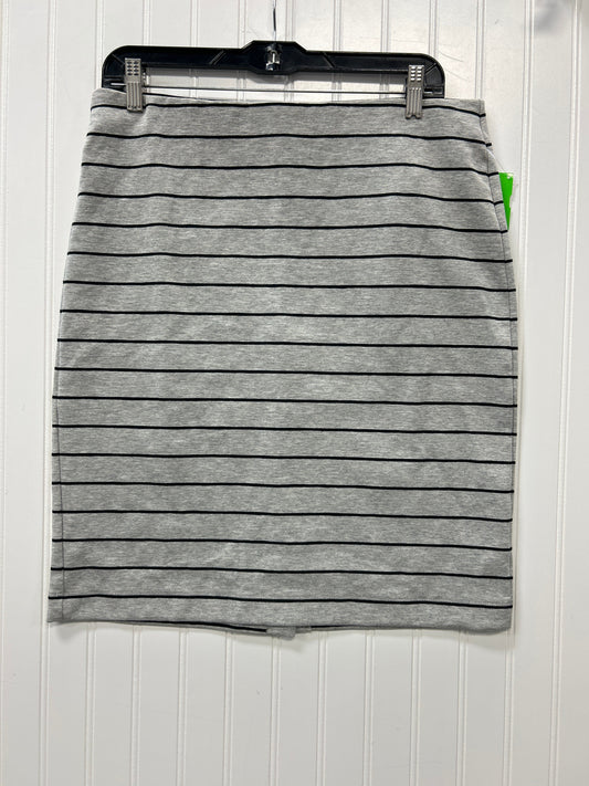 Skirt Midi By Banana Republic In Grey, Size:M