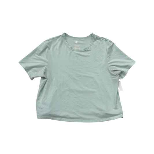 Athletic Top Ss By All In Motion In Teal, Size:M