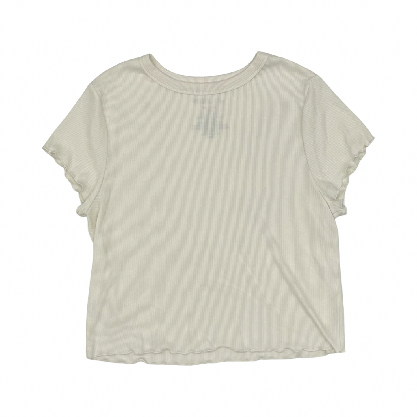 Top Ss By Rebel In Cream, Size:2X