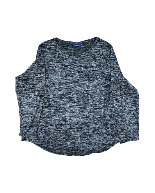 Top Ls Basic By Apt 9 In Grey, Size:2X
