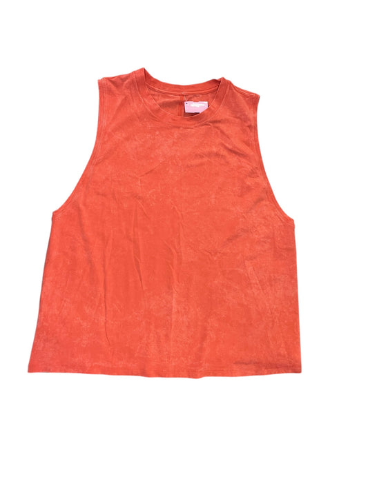 Athletic Tank Top By Lululemon In Orange, Size:Xl