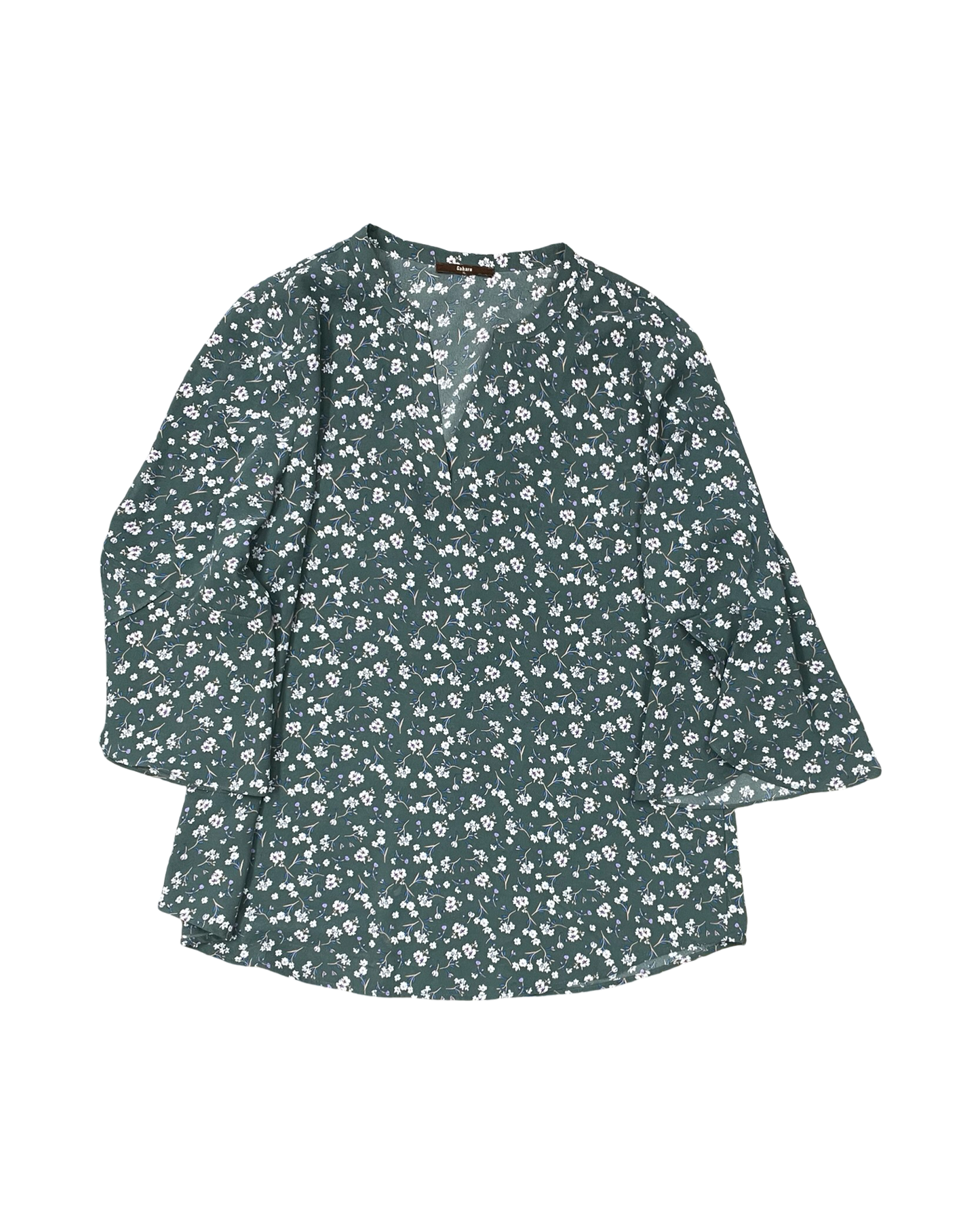 Top 3/4 Sleeve By Clothes Mentor In Green, Size:Xl
