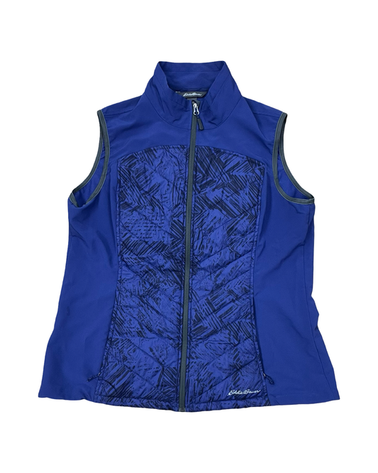 Vest Puffer & Quilted By Eddie Bauer In Purple, Size:Xl