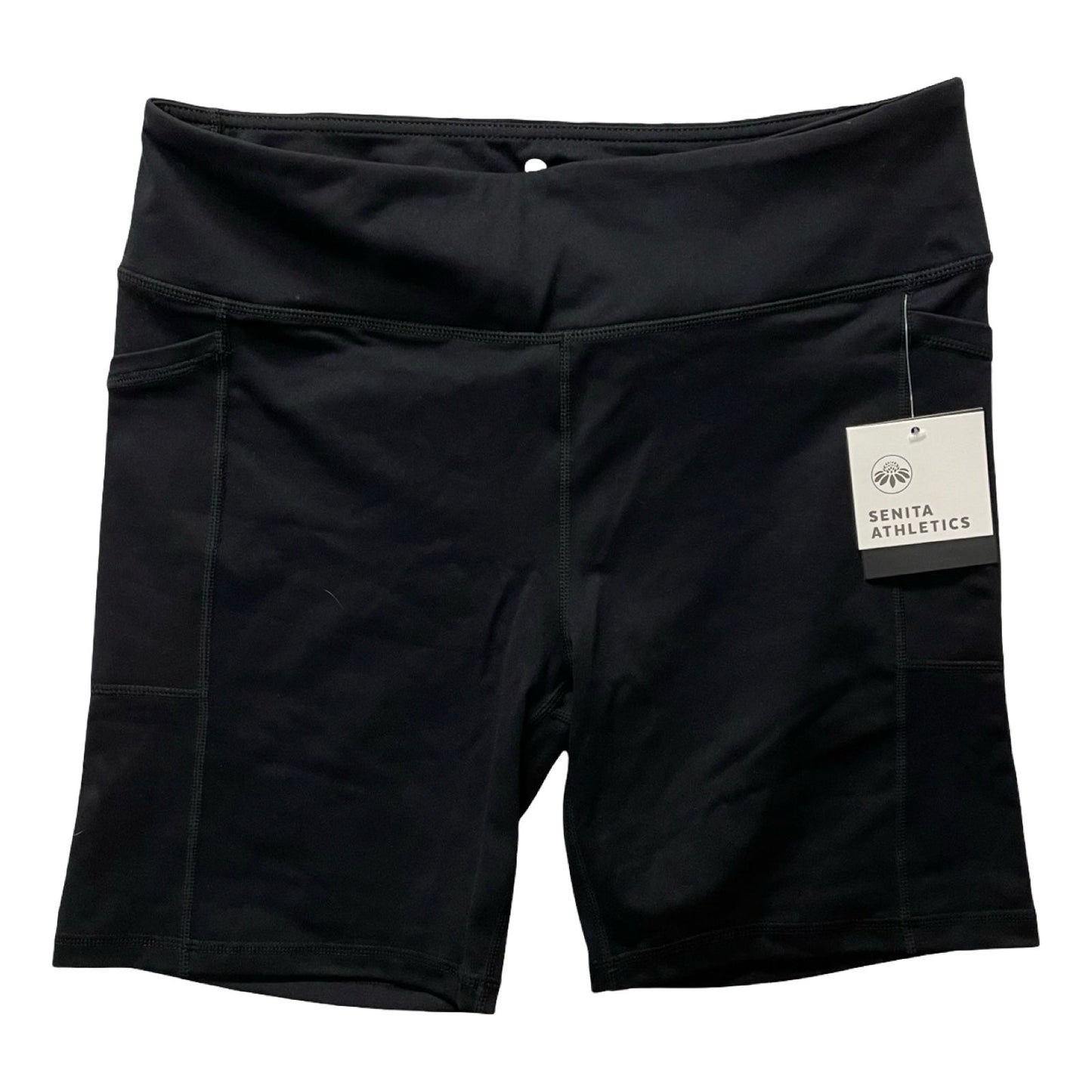 Athletic Shorts By Senita In Black, Size:Xl