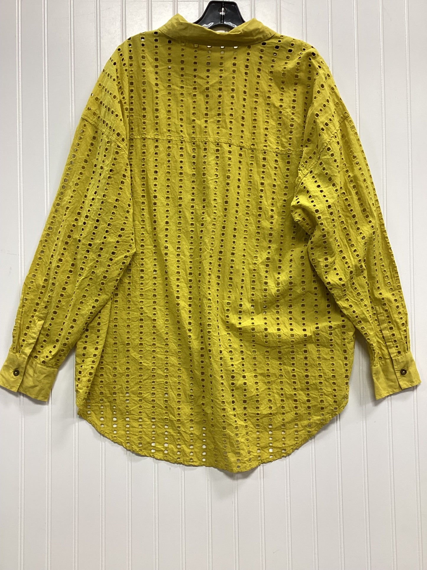 Top Ls By Calia In Chartreuse, Size:Xl