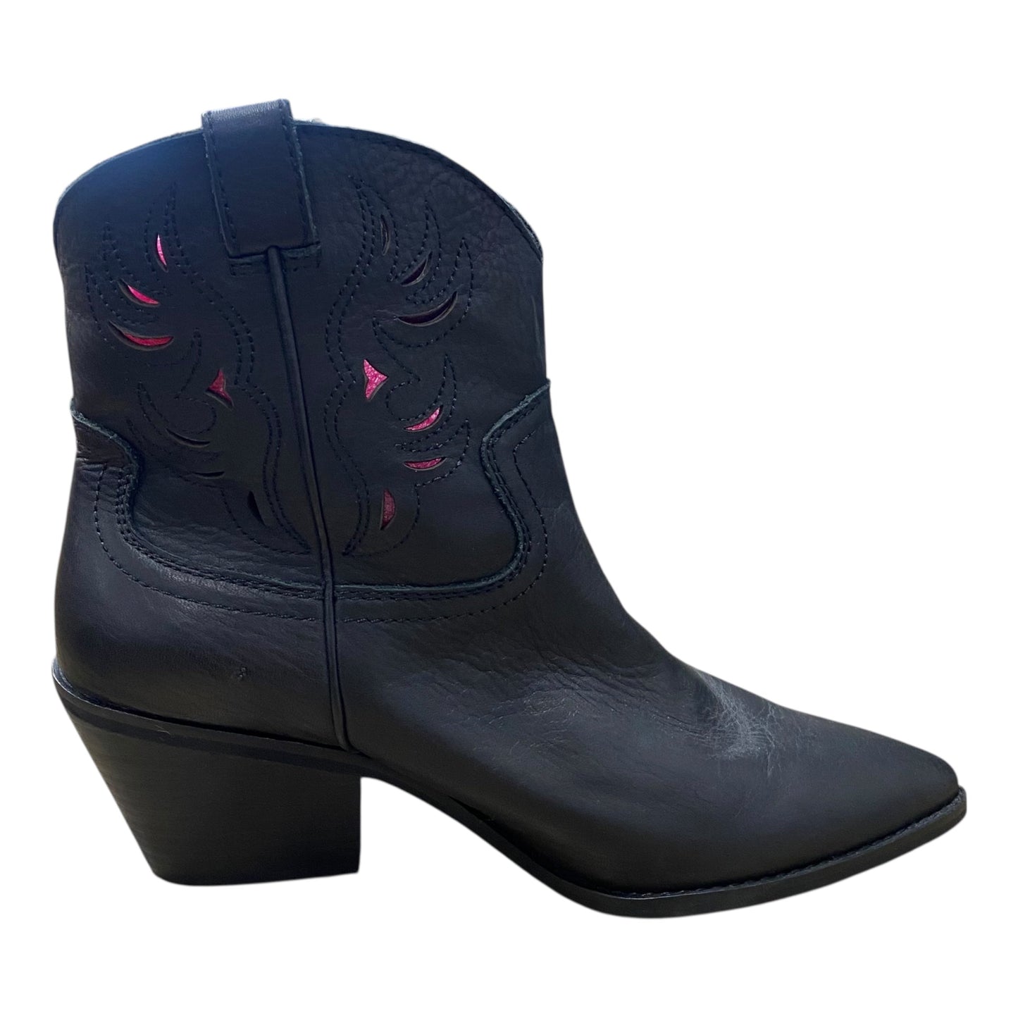 Boots Ankle Heels By Lucky Brand In Black, Size:10