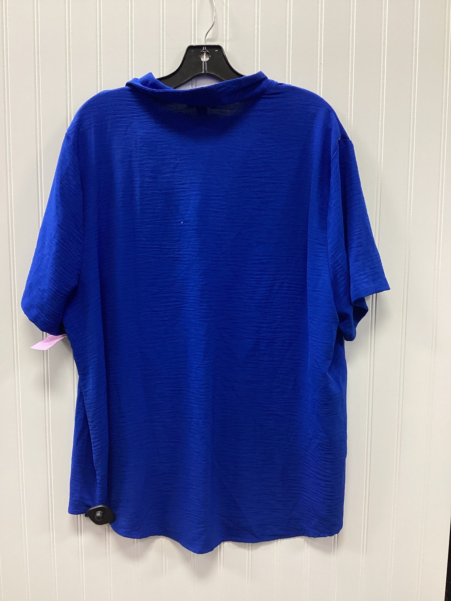 Top Ss By Hilary Radley In Blue, Size:1X