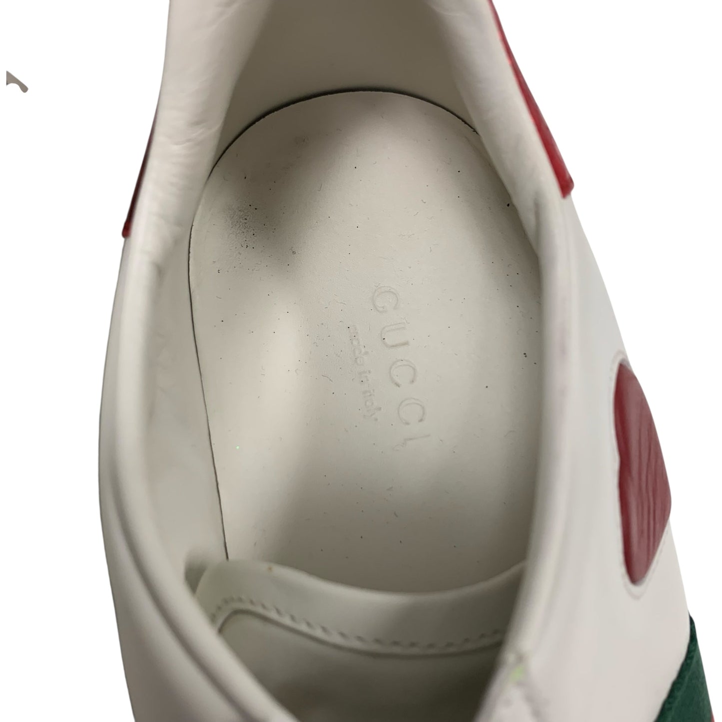 Shoes Luxury Designer By Gucci In White, Size: 7