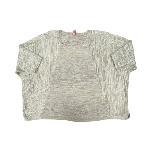 Sweater By Pure Jill In Beige, Size:2X