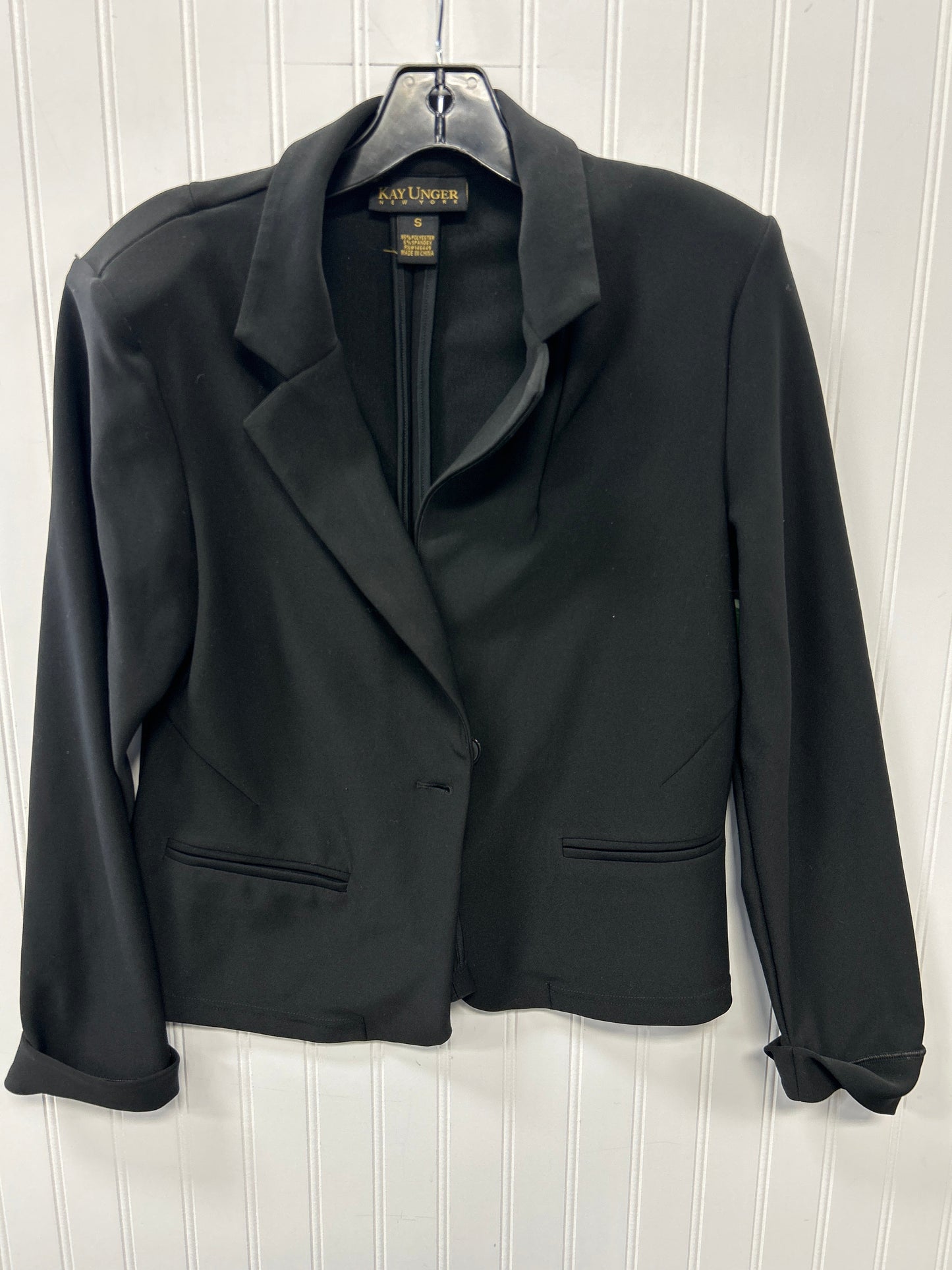 Blazer By Kay Unger In Black, Size:S