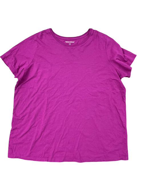 Top Ss By Woman Within In Pink, Size:1X