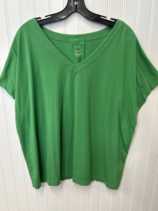 Top Ss By J. Jill In Green, Size:2X