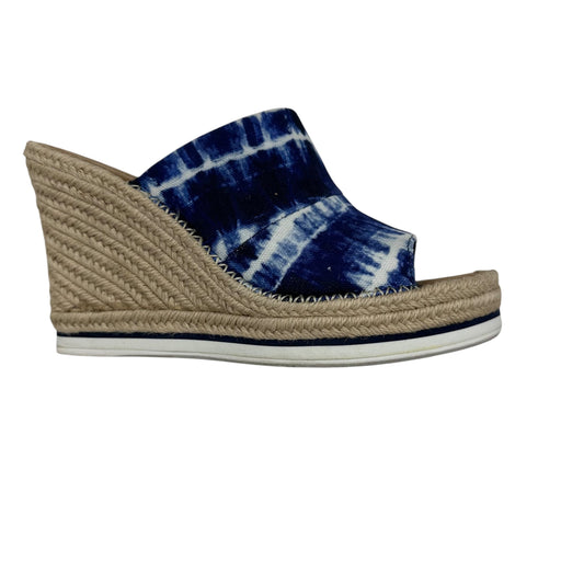 Sandals Heels Wedge By Toms In Tie Dye Print, Size:9