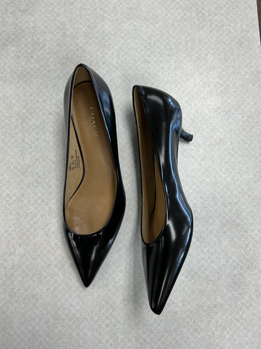 Shoes Designer By Coach In Black, Size:7.5