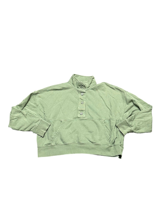 Sweatshirt Collar By Aerie In Green, Size:M