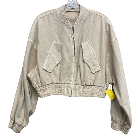Jacket Other By Zara In Tan, Size:M