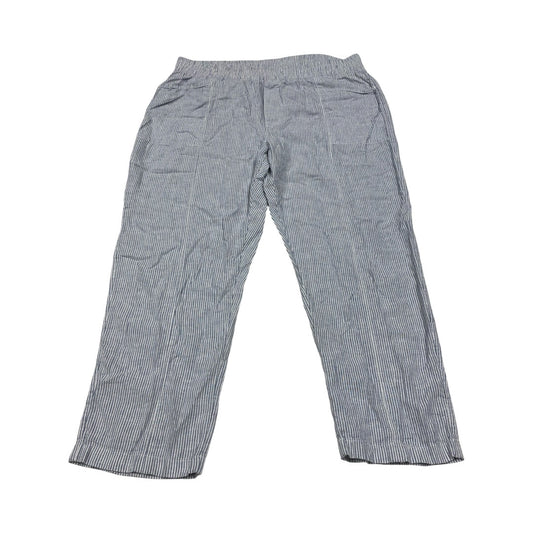 Pants Cropped By Caslon In Striped Pattern, Size:L