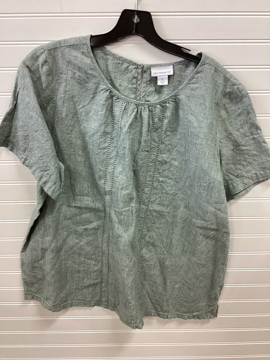 Top Ss By Liz Claiborne In Green, Size:Xl