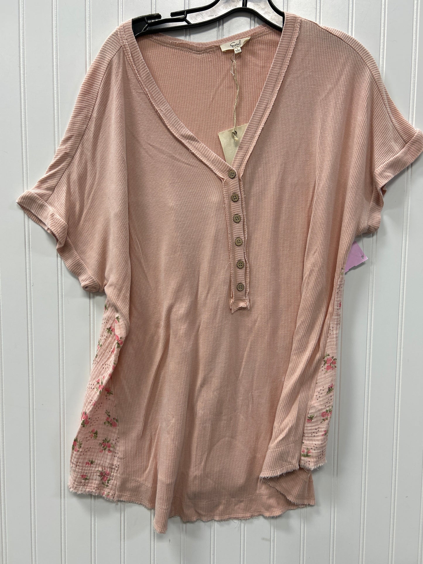 Top Ss By Easel In Pink, Size:L
