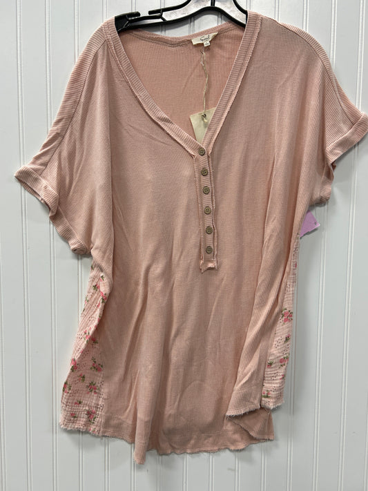 Top Ss By Easel In Pink, Size:L