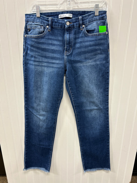 Jeans Straight By Kancan In Blue Denim, Size:6